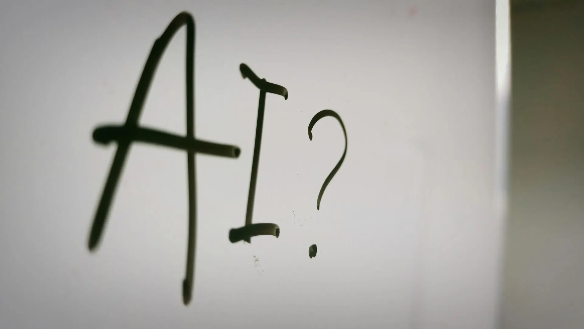 AI written with a question mark, AI mental health tools versus therapy