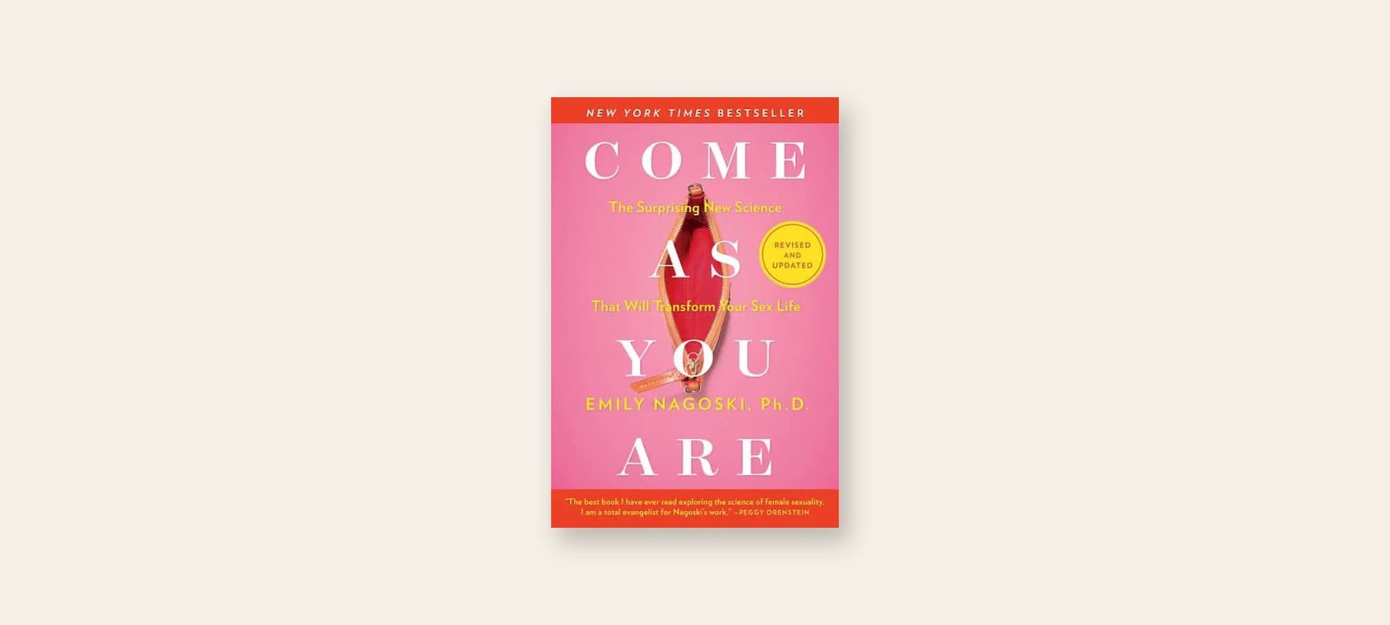 Cover of Come As You Are by Emily Nagoski, a therapist's book review