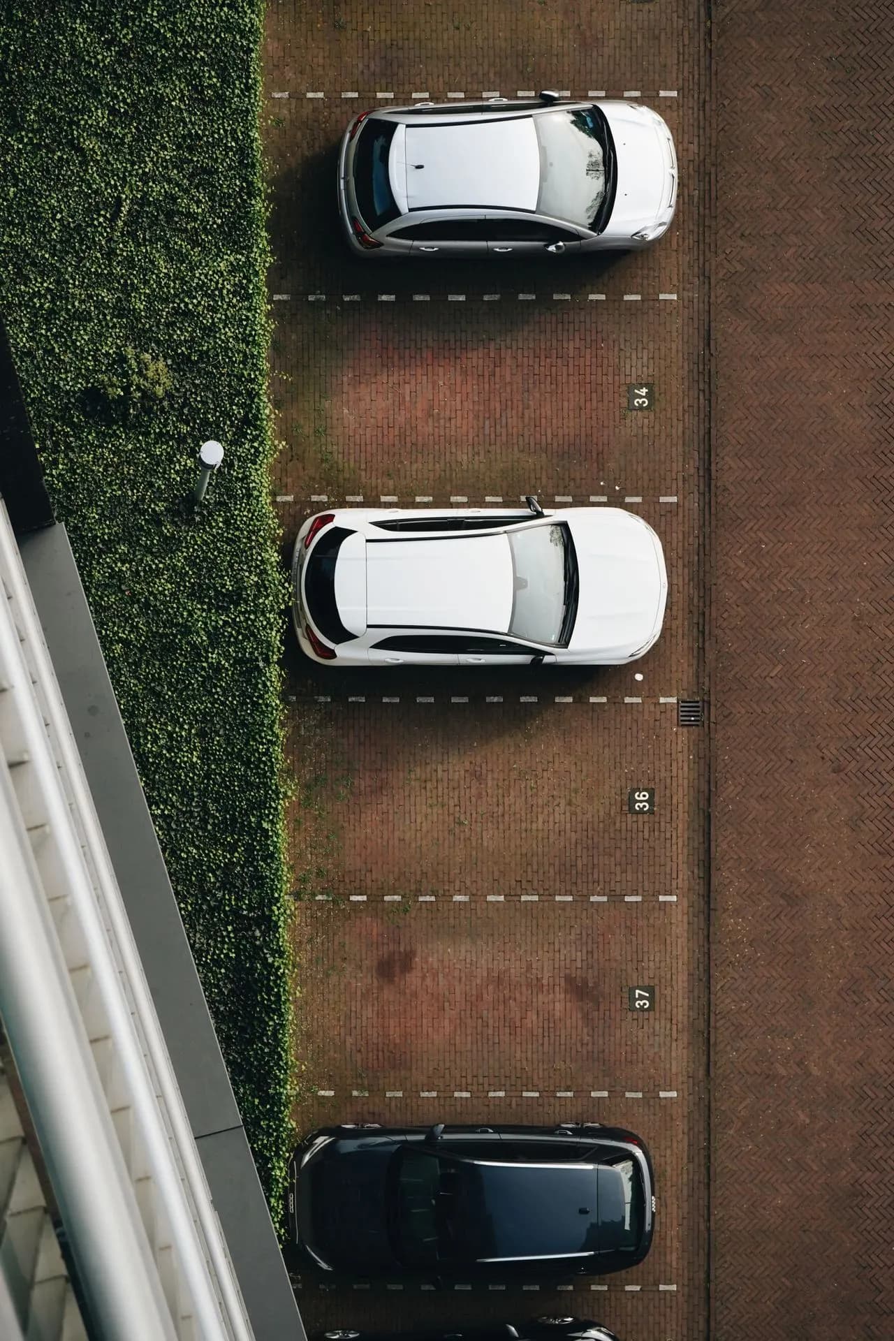 Cars parked outside a therapy office, what a first therapy session feels like in Charlotte, NC